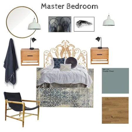 Master Bedroom Interior Design Mood Board by Sally Josephine Designs on Style Sourcebook