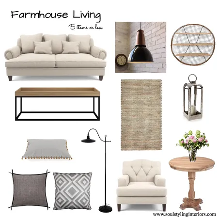 Farmhouse Living Interior Design Mood Board by Krysti-glory90 on Style Sourcebook