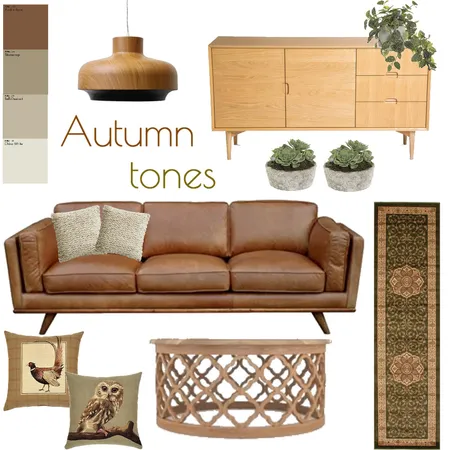 Autumn tones Interior Design Mood Board by www.susanwareham.com on Style Sourcebook