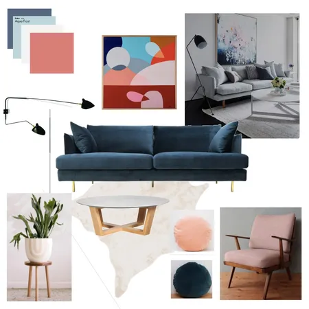 Brunswick Apartment Living Room Interior Design Mood Board by JanaIsazaSmith on Style Sourcebook