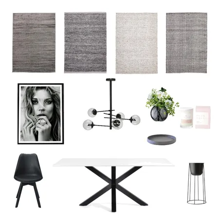 Dining Room Rug Interior Design Mood Board by Stacie215 on Style Sourcebook