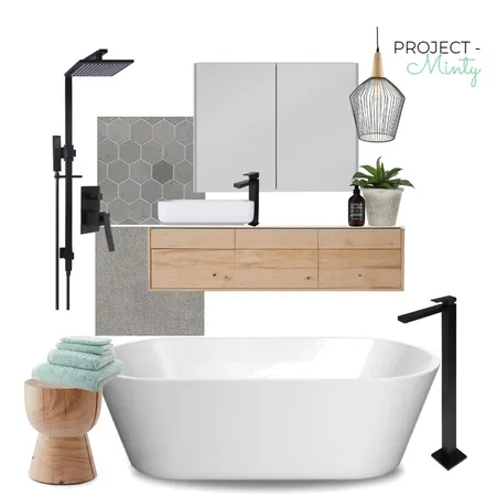 Project Mint - Bathroom Interior Design Mood Board by Michelle Finch on Style Sourcebook