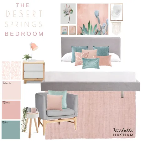 The Desert Springs Bedroom Interior Design Mood Board by Michelle Hasham on Style Sourcebook