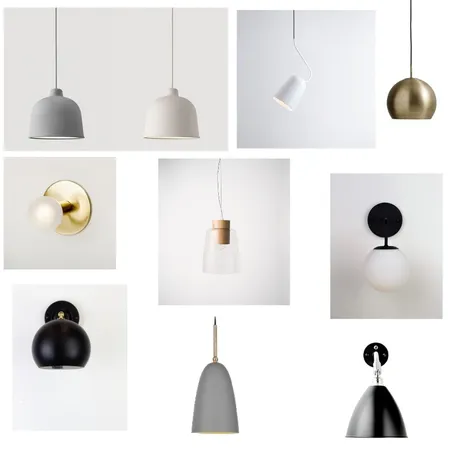 Pendants and wall lights Interior Design Mood Board by Talia on Style Sourcebook