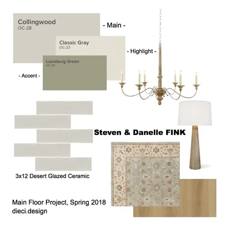 Paradise Hill Main Floor Concept II Interior Design Mood Board by dieci.design on Style Sourcebook