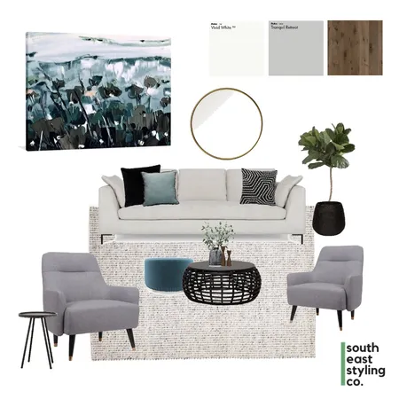 Living Styling 3 Interior Design Mood Board by South East Styling Co.  on Style Sourcebook