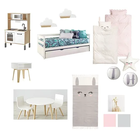 girls room Interior Design Mood Board by designbysa on Style Sourcebook