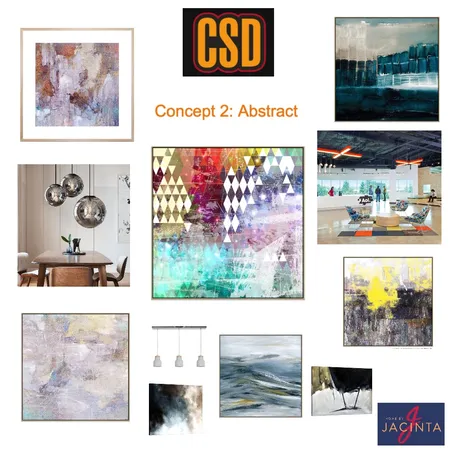 CSD - Abstract concept Interior Design Mood Board by Home By Jacinta on Style Sourcebook