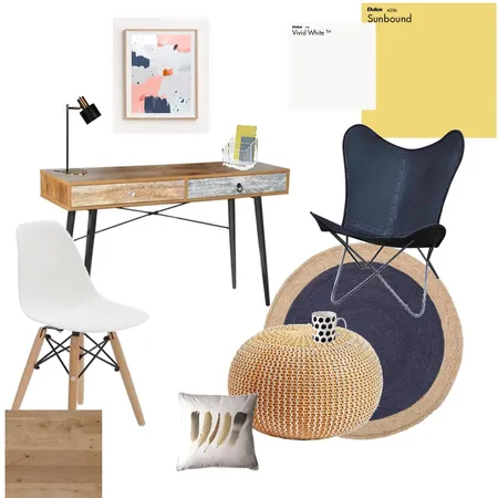 Modern study room Interior Design Mood Board by farmehtar on Style Sourcebook