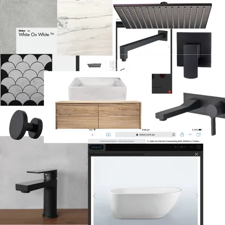 Bathroom 1 Interior Design Mood Board by Katkinson on Style Sourcebook