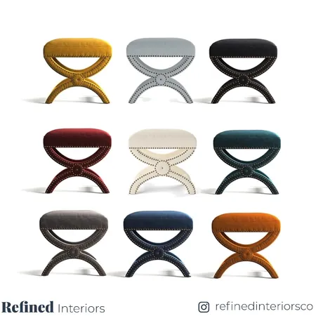 Portobello Footstool Favourites Interior Design Mood Board by RefinedInteriors on Style Sourcebook
