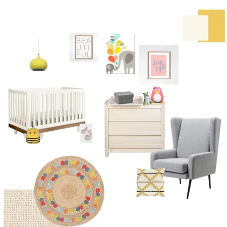 Little Nursery Interior Design Mood Board by farmehtar on Style Sourcebook