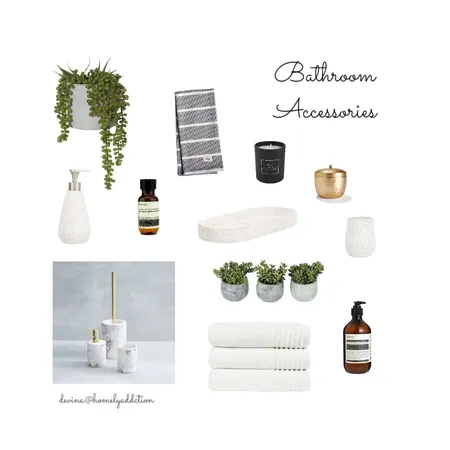 Maison Carnegie Bathroom Interior Design Mood Board by HomelyAddiction on Style Sourcebook