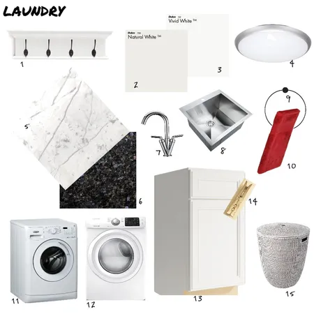 Laundry Interior Design Mood Board by AlisonM on Style Sourcebook
