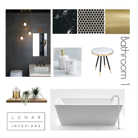 Princess HWY Project - Bathroom 1 Interior Design Mood Board by Lunar Interiors on Style Sourcebook