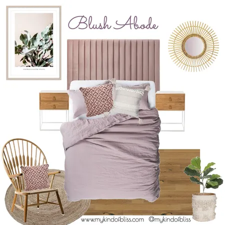 BLUSH BEDROOM Interior Design Mood Board by My Kind Of Bliss on Style Sourcebook
