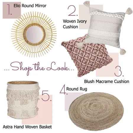 Shop The Look- Blush Abode Interior Design Mood Board by My Kind Of Bliss on Style Sourcebook