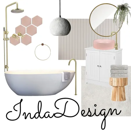 Bathroom glam Interior Design Mood Board by IndaDesigns on Style Sourcebook
