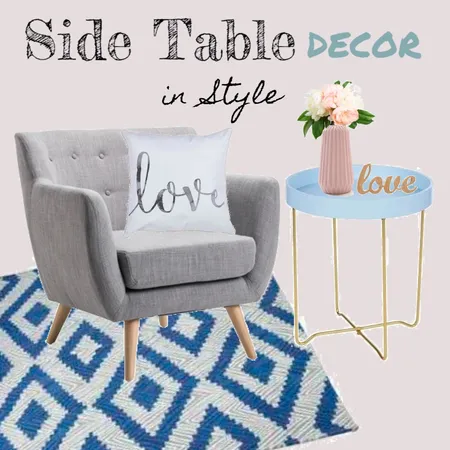 side table decor Interior Design Mood Board by mimiekusya on Style Sourcebook
