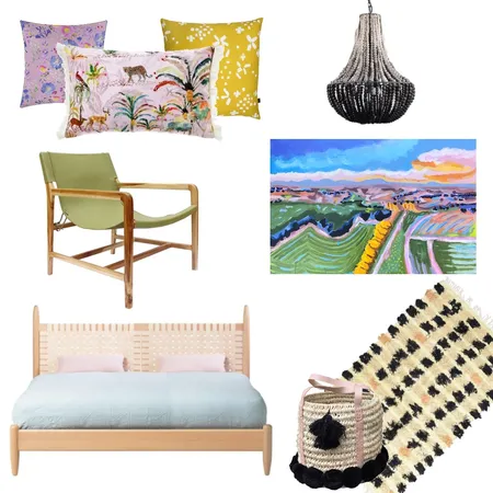 Colour Bomb Interior Design Mood Board by Amanda_Bennetts_Art on Style Sourcebook