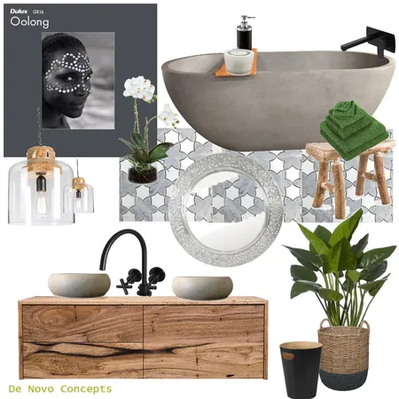 Bathroom Interior Design Mood Board by De Novo Concepts on Style Sourcebook