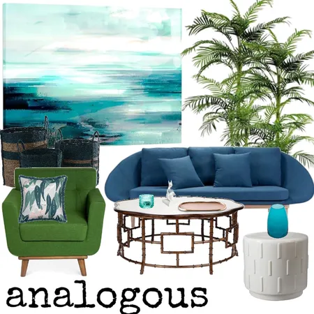 analogous Interior Design Mood Board by PamWhit on Style Sourcebook