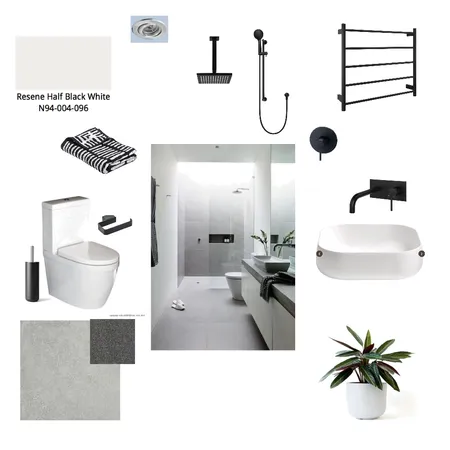 Millton Ensuite Bathroom Interior Design Mood Board by Jennysaggers on Style Sourcebook