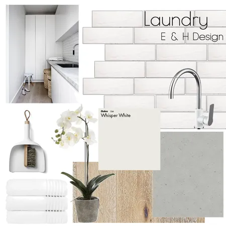 Laundry Interior Design Mood Board by E & H Design on Style Sourcebook