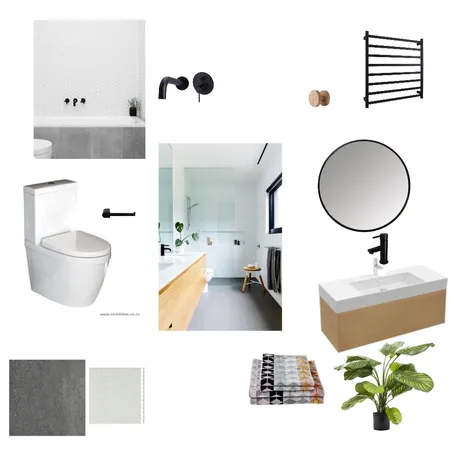 Millton - Family Bathroom Interior Design Mood Board by Jennysaggers on Style Sourcebook