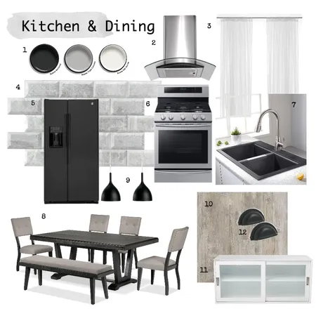 Kitchen/Dining Interior Design Mood Board by charmsdanielle on Style Sourcebook