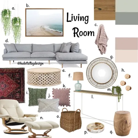 Elyse Living Room 2 Interior Design Mood Board by Habitat_by_Design on Style Sourcebook
