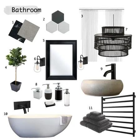 Bathroom Interior Design Mood Board by charmsdanielle on Style Sourcebook
