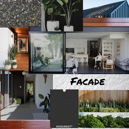 Facade Black Timber Interior Design Mood Board by Marlowe Interiors on Style Sourcebook