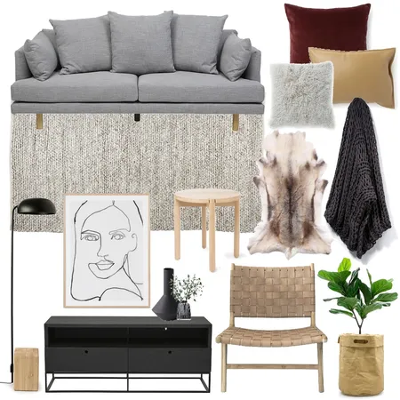 Stella McMeniman Living Concept 2 Interior Design Mood Board by Sophie Scarlett Design on Style Sourcebook