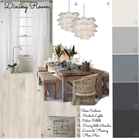 Dining Room Interior Design Mood Board by nicolestewart on Style Sourcebook