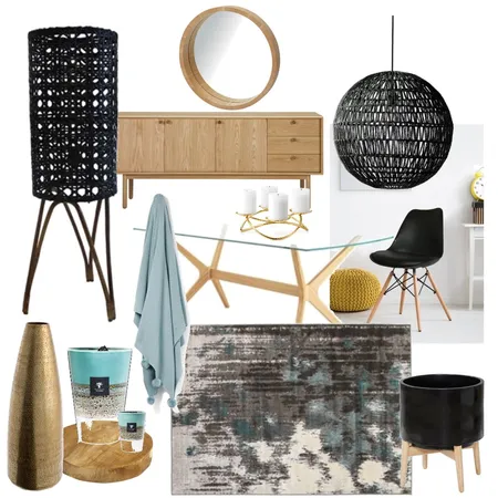 Sky Wooden Hues Interior Design Mood Board by tcaries on Style Sourcebook