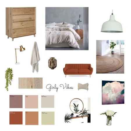 Bedroom - Girly Vibes Interior Design Mood Board by JaimeeAitken on Style Sourcebook