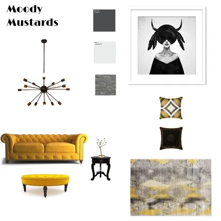 Moody Mustards Interior Design Mood Board by TheNuttyStylist on Style Sourcebook