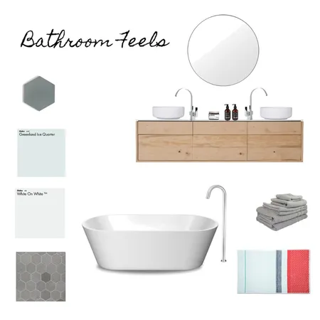 Bathroom Feels Interior Design Mood Board by TheNuttyStylist on Style Sourcebook