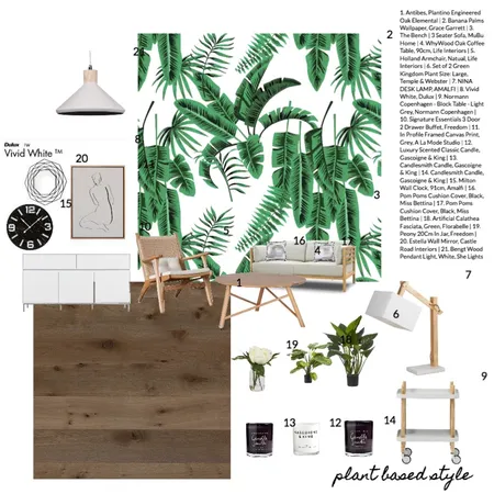 Plant Based Style Interior Design Mood Board by Georgia on Style Sourcebook