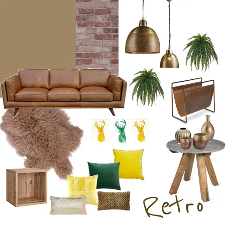 Retro Interior Design Mood Board by iDesign Interiors on Style Sourcebook