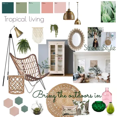 Tropical living Interior Design Mood Board by vanessasandham on Style Sourcebook