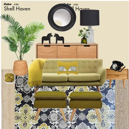 retro Interior Design Mood Board by De Novo Concepts on Style Sourcebook