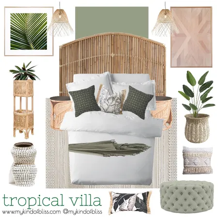 TROPICAL VILLA Interior Design Mood Board by My Kind Of Bliss on Style Sourcebook