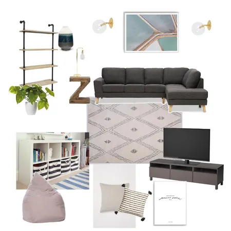 TV/Kids Room Interior Design Mood Board by Sally_I on Style Sourcebook