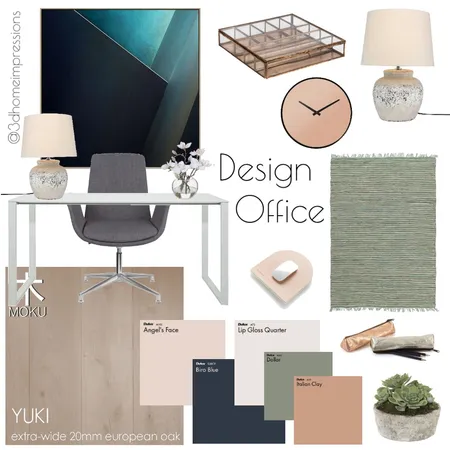 Design Office Interior Design Mood Board by 3D Home Impressions on Style Sourcebook