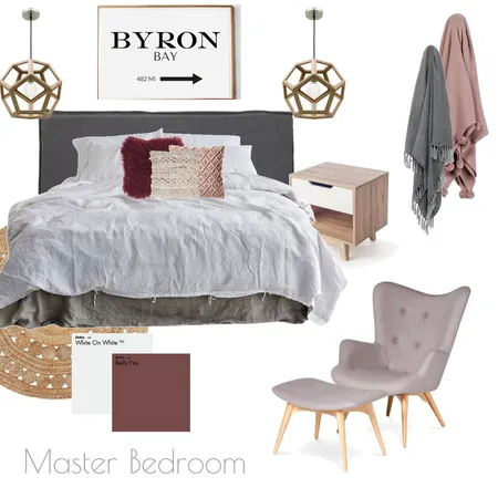 Burbank master bed Interior Design Mood Board by grace_creative on Style Sourcebook