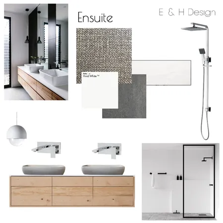 Ensuite Interior Design Mood Board by E & H Design on Style Sourcebook