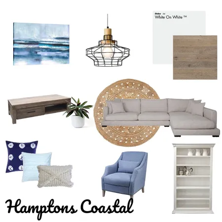 Amy's Hampton Coastal Lounge Room Interior Design Mood Board by Reneebird on Style Sourcebook