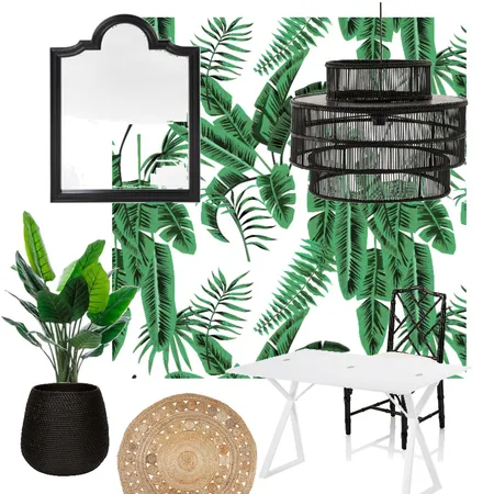 Tropical Office Interior Design Mood Board by TheBuildersWife on Style Sourcebook